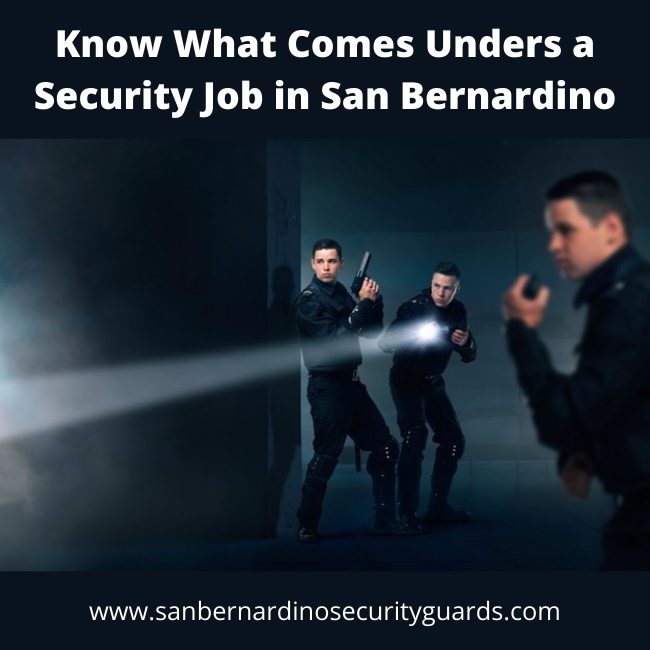 Security Job in San Bernardino