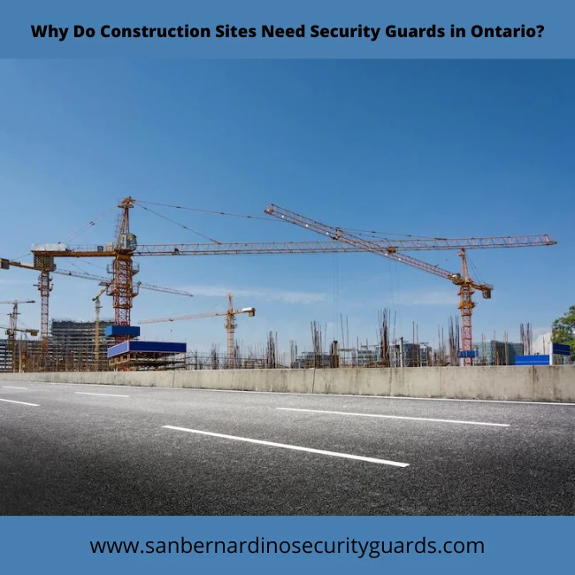 construction site security guards Ontario