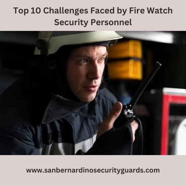 Fire Watch Security Personnel